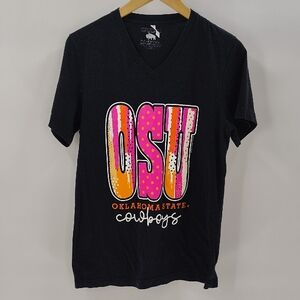 Calamity Jane's Apparel OSU Cowboys Graphic Tee Medium Vibrant Funky Colors